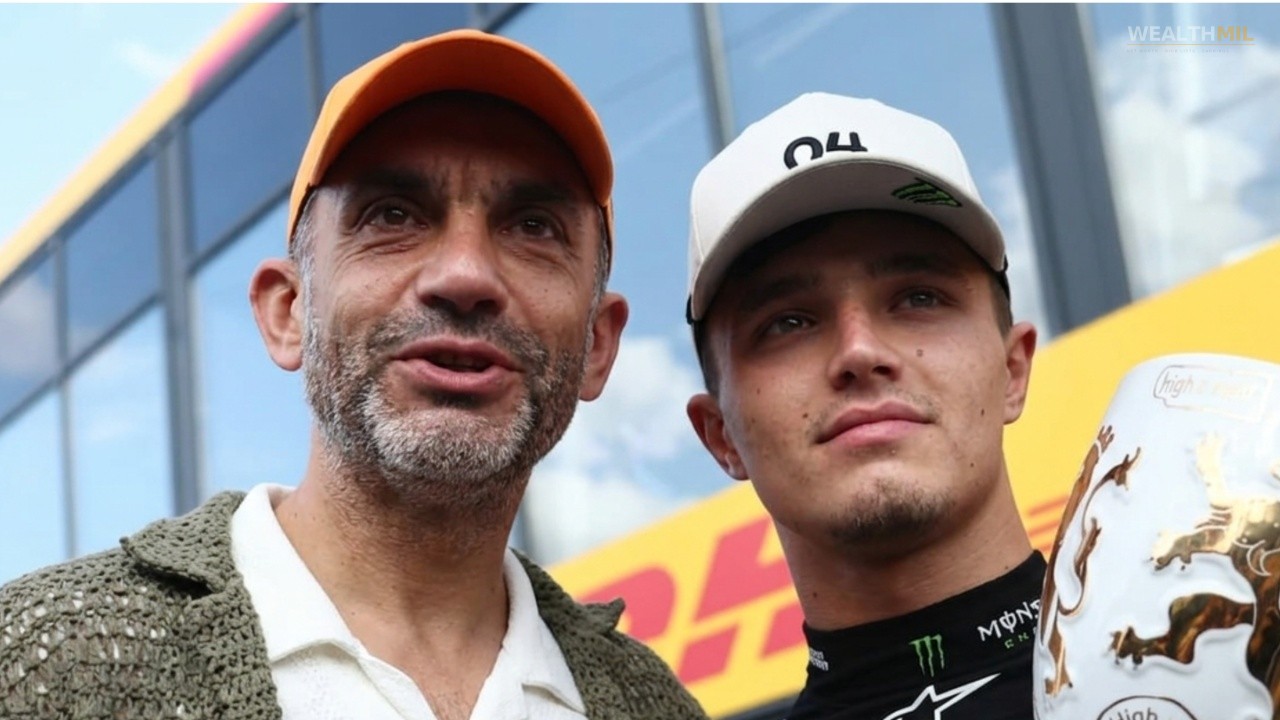 Adam Norris and Lando Norris
